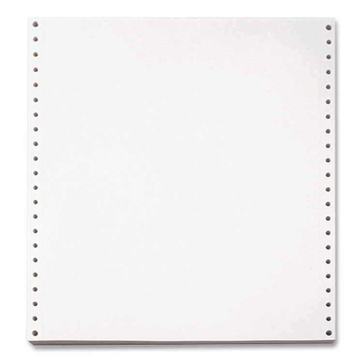 Willamette Blank Continuous Paper, 1-Part, 20 lb Bond Weight, 9.5 x 5.5, White, 5,400/Carton (WLL955027)