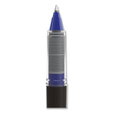 TRU RED™ Roller Ball Pen, Stick, Fine 0.5 mm, Blue Ink, Black/Blue/Clear Barrel, 3/Pack (TUD57320) Each