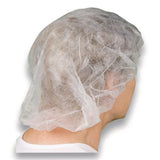 AMBITEX BC Series Bouffant Caps, 24", White, 1,000/Carton (TXIBC241000) Case of 1000