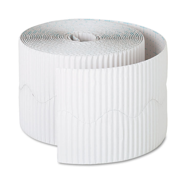 Pacon® Bordette Decorative Border, 2.25" x 50 ft Roll, White (PAC37016)