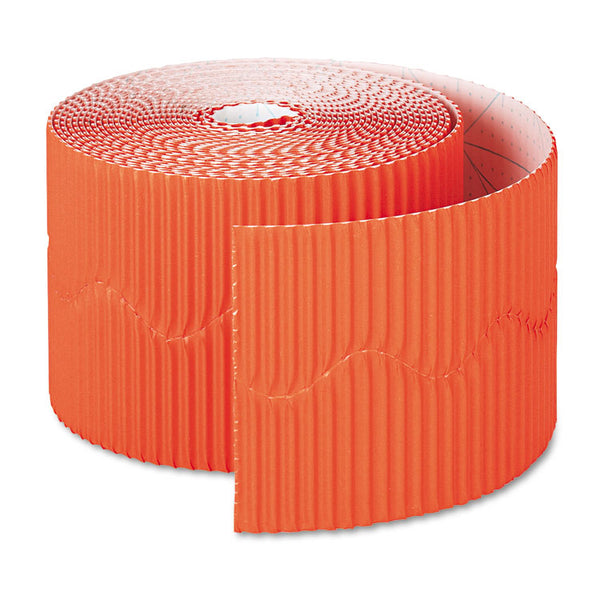 Pacon® Bordette Decorative Border, 2.25" x 50 ft Roll, Orange (PAC37106) Each