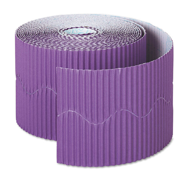 Pacon® Bordette Decorative Border, 2.25" x 50 ft Roll, Violet (PAC37334)
