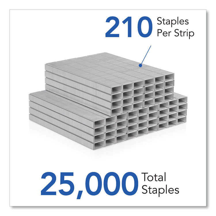 Swingline® S.F. 1 Standard Staples, 0.25" Leg, 0.5" Crown, Steel, 5,000/Pack, 5 Packs/Box (SWIS7035101S)