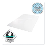 Floortex® Cleartex Advantagemat Phthalate Free PVC Chair Mat for Low Pile Carpet, 48 x 36, Clear (FLRPF119225EV) Each