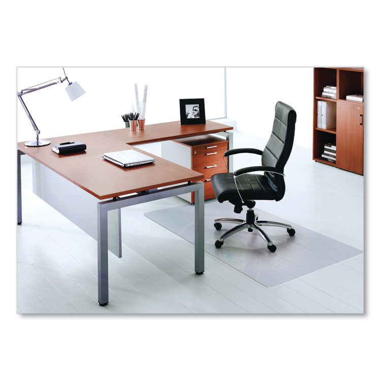 Floortex® Cleartex Ultimat Polycarbonate Chair Mat for Hard Floors, 48 x 53, Clear (FLRER1213419ER) Each