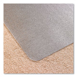 Floortex® Cleartex Advantagemat Phthalate Free PVC Chair Mat for Low Pile Carpet, 53 x 45, Clear (FLRPF1113425EV)