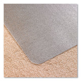 Floortex® Cleartex Advantagemat Phthalate Free PVC Chair Mat for Low Pile Carpet, 53 x 45, Clear (FLRPF1113425EV) Each