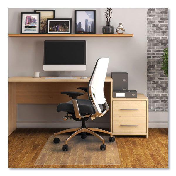 Floortex® Cleartex Advantagemat Phthalate Free PVC Chair Mat for Hard Floors, 48 x 36, Clear (FLRPF129225EV)