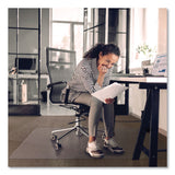 Floortex® Cleartex Advantagemat Phthalate Free PVC Chair Mat for Low Pile Carpet, 48 x 36, Clear (FLRPF119225EV) Each