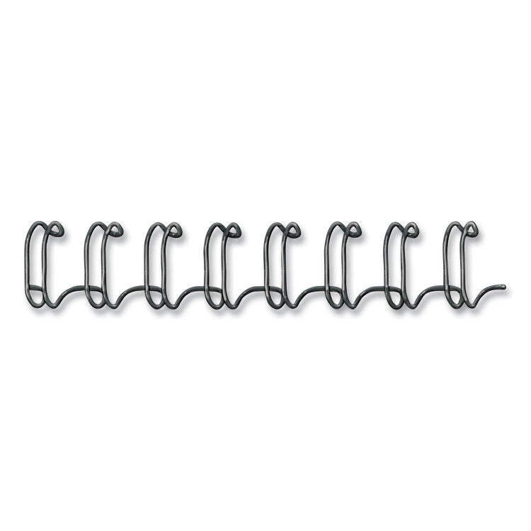 Fellowes® Wire Bindings, 1/2" Diameter, 100 Sheet Capacity, Black, 25/Pack (FEL5255401)