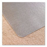 Floortex® Cleartex Advantagemat Phthalate Free PVC Chair Mat for Low Pile Carpet, 60 x 48, Clear (FLRPF1115225EV) Each