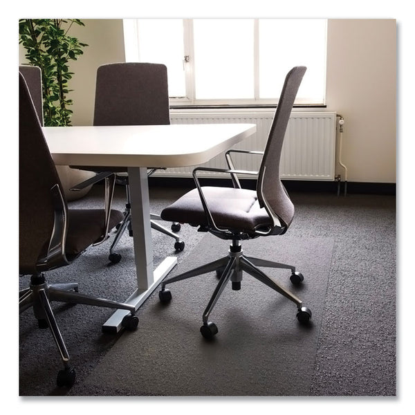 Floortex® Cleartex Ultimat XXL Polycarb. Square General Office Mat for Carpets, 60 x 60, Clear (FLR1115015023ER)