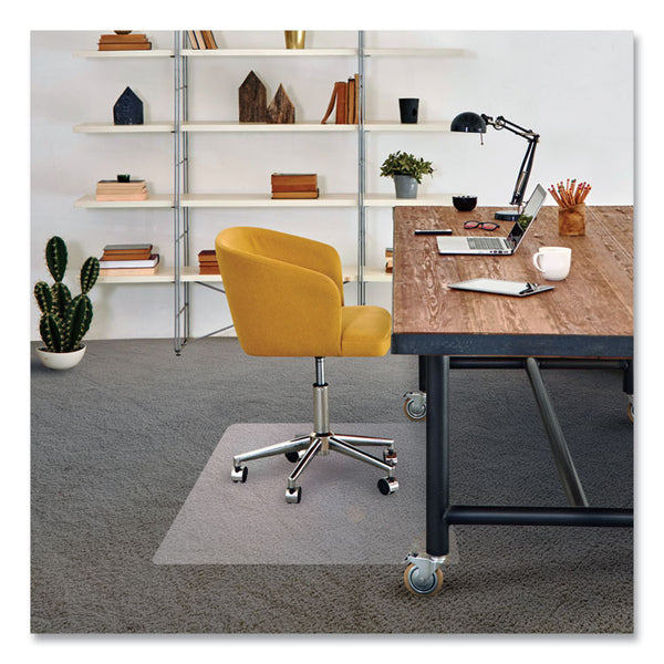 Floortex® Cleartex Advantagemat Phthalate Free PVC Chair Mat for Low Pile Carpet, 60 x 48, Clear (FLRPF1115225EV)