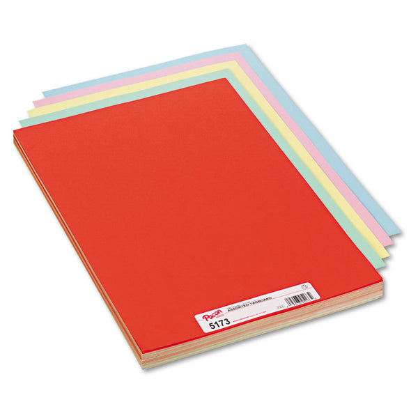 Pacon® Assorted Colors Tagboard, 12 x 18, Blue, Canary, Green, Orange, Pink, 100/Pack (PAC5173)