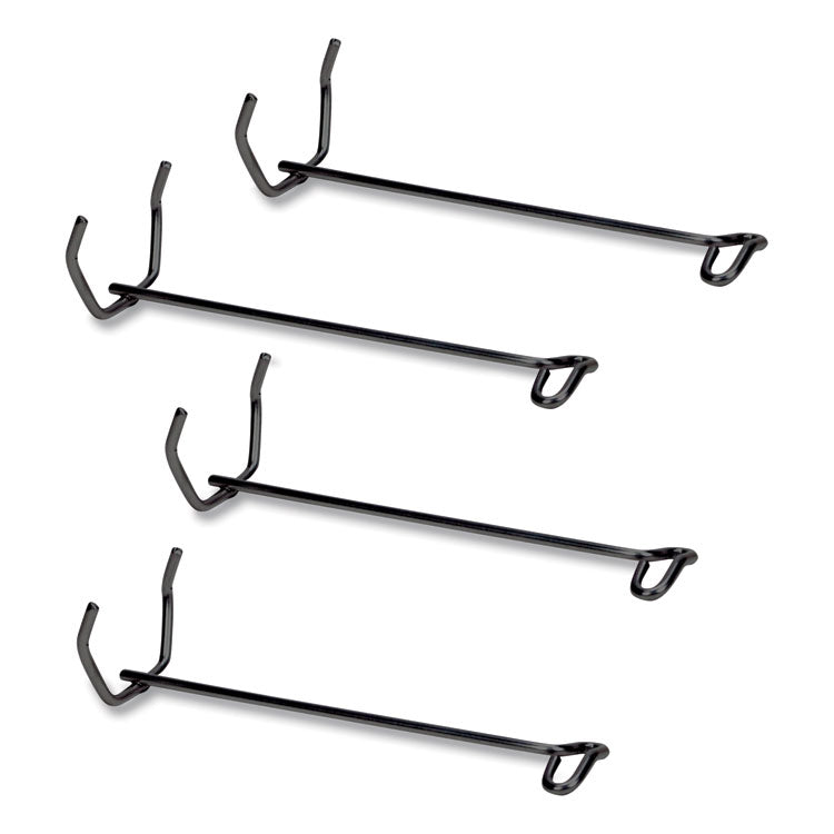 Fellowes® Desk Tray Stacking Posts for 3" Capacity Trays, Wire, Black, 4 Posts/Set (FEL63112)