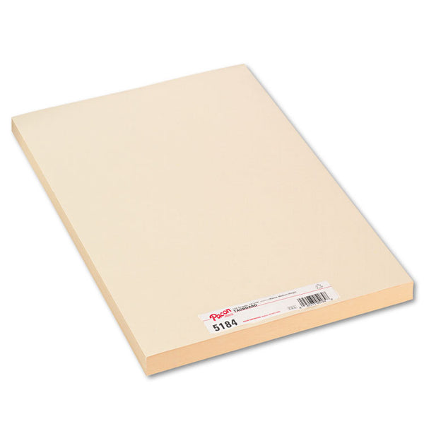 Pacon® Medium Weight Tagboard, 12 x 18, Manila, 100/Pack (PAC5184) Pack of 100