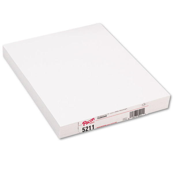 Pacon® Heavyweight Tagboard, 12 x 9, White, 100/Pack (PAC5211) Pack of 100