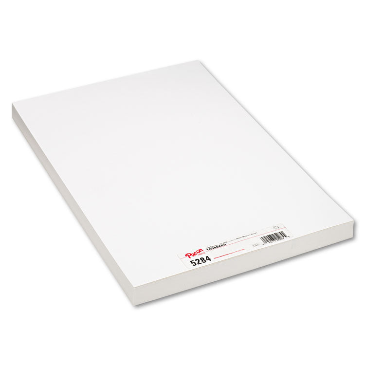 Pacon® Medium Weight Tagboard, 12 x 18, White, 100/Pack (PAC5284)