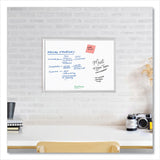 U Brands Melamine Dry Erase Board, 23 x 17, White Surface, Silver Frame (UBR030U0001) Each