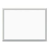 U Brands Melamine Dry Erase Board, 23 x 17, White Surface, Silver Frame (UBR030U0001) Each