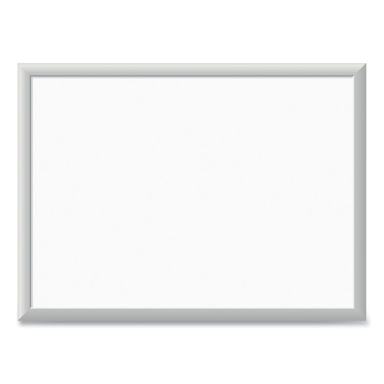U Brands Melamine Dry Erase Board, 23 x 17, White Surface, Silver Frame (UBR030U0001) Each
