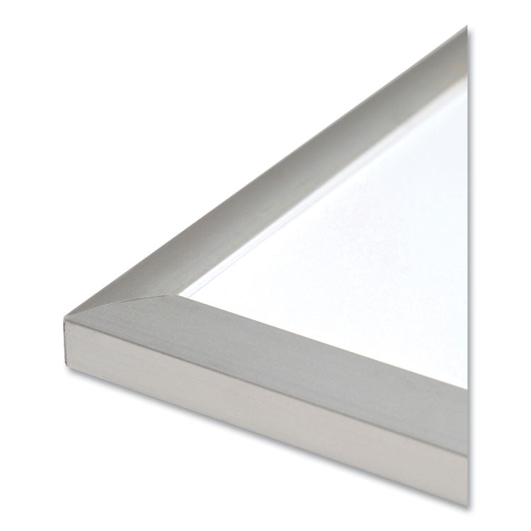 U Brands Melamine Dry Erase Board, 23 x 17, White Surface, Silver Frame (UBR030U0001) Each