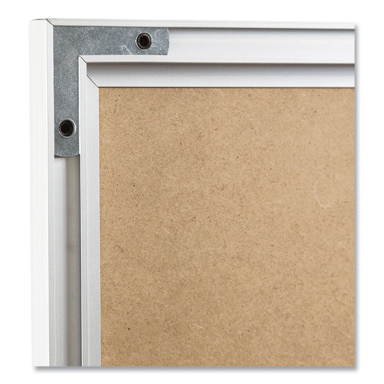 U Brands Melamine Dry Erase Board, 23 x 17, White Surface, Silver Frame (UBR030U0001) Each
