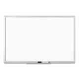 U Brands Melamine Dry Erase Board, 35 x 23, White Surface, Silver Frame (UBR031U0001) Each