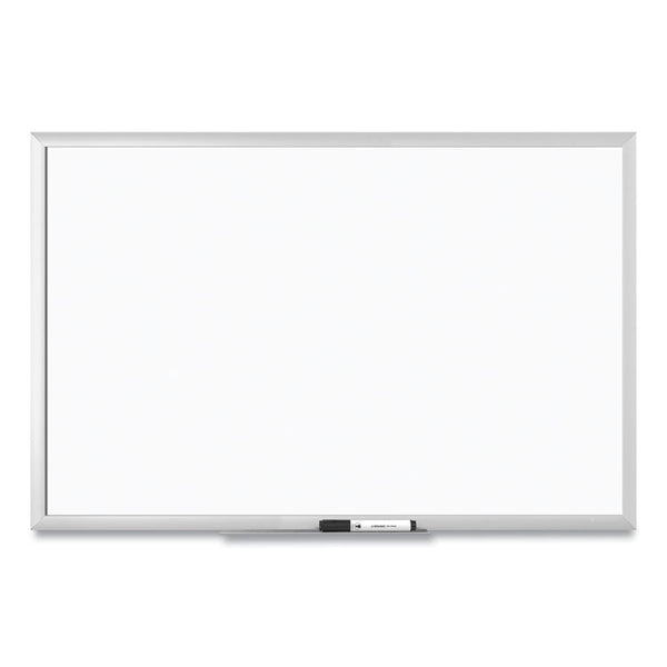 U Brands Melamine Dry Erase Board, 35 x 23, White Surface, Silver Frame (UBR031U0001) Each