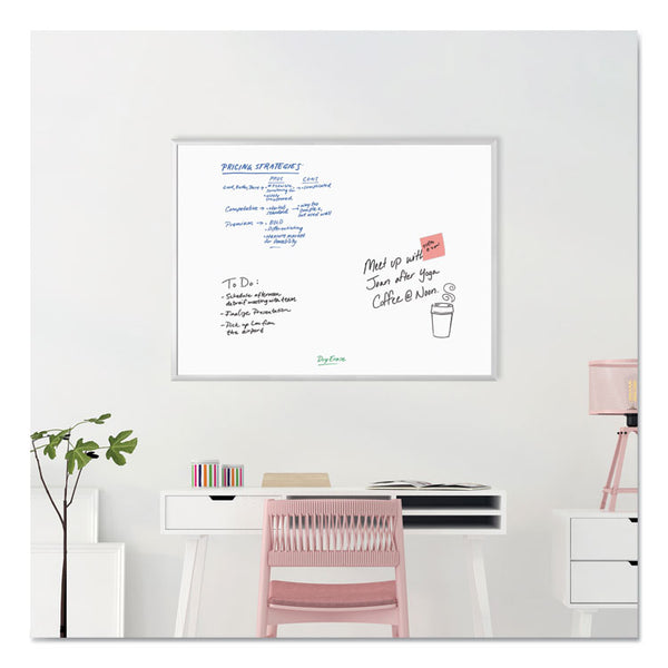 U Brands Melamine Dry Erase Board, 47 x 35, White Surface, Silver Frame (UBR032U0001) Each