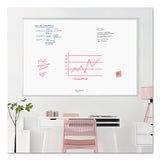 U Brands Melamine Dry Erase Board, 70 x 47, White Surface, Silver Frame (UBR033U0001) Each