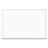U Brands Melamine Dry Erase Board, 70 x 47, White Surface, Silver Frame (UBR033U0001) Each
