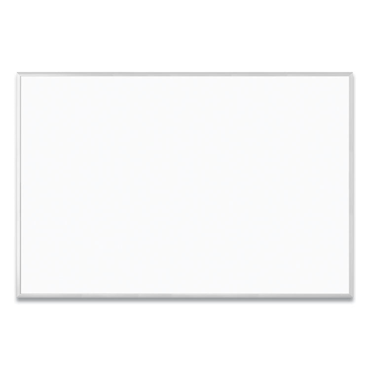 U Brands Melamine Dry Erase Board, 70 x 47, White Surface, Silver Frame (UBR033U0001) Each