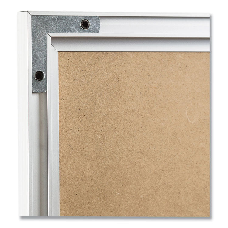 U Brands Melamine Dry Erase Board, 70 x 47, White Surface, Silver Frame (UBR033U0001) Each