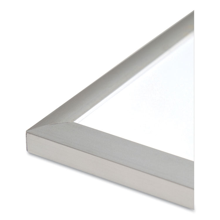U Brands Magnetic Dry Erase Board with Aluminum Frame, 23 x 17, White Surface, Silver Frame (UBR070U0001) Each