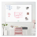 U Brands Magnetic Dry Erase Board with Aluminum Frame, 70 x 47, White Surface, Silver Frame (UBR073U0001) Each