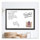 U Brands Magnetic Dry Erase Board with MDF Frame, 23 x 17, White Surface, Black Frame (UBR307U0001) Each