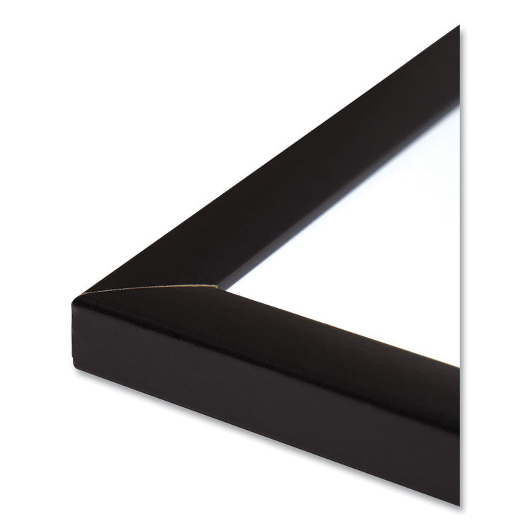 U Brands Magnetic Dry Erase Board with MDF Frame, 35 x 23, White Surface, Black Frame (UBR311U0001) Each