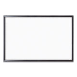 U Brands Magnetic Dry Erase Board with MDF Frame, 35 x 23, White Surface, Black Frame (UBR311U0001) Each