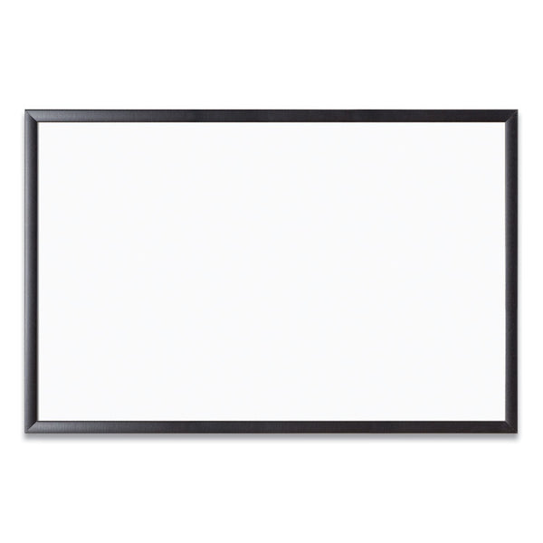 U Brands Magnetic Dry Erase Board with MDF Frame, 35 x 23, White Surface, Black Frame (UBR311U0001) Each