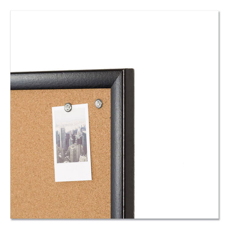U Brands Cork Bulletin Board, 47 x 35, Tan Surface, Black Frame (UBR2876U0001) Each