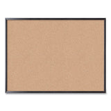 U Brands Cork Bulletin Board, 47 x 35, Tan Surface, Black Frame (UBR2876U0001) Each