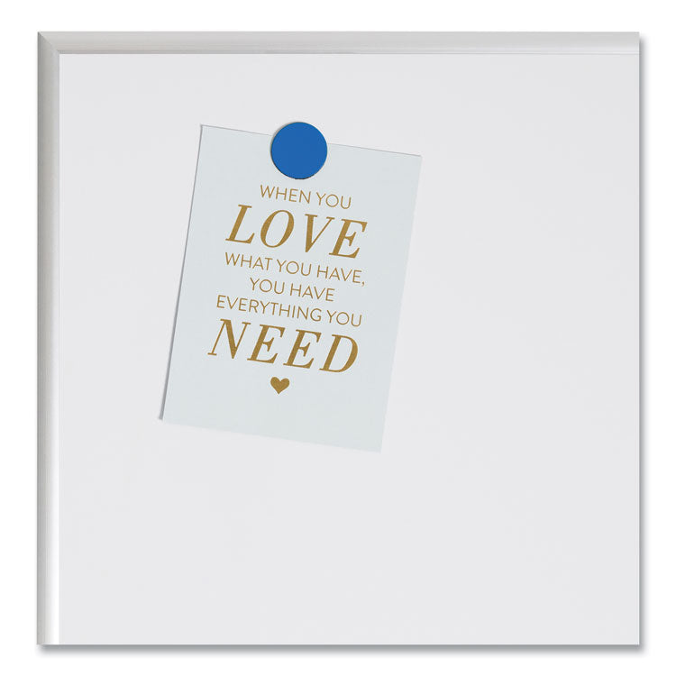 U Brands Heavy-Duty Board Magnets, Circles, 0.75" Diameter, Blue, 20/Pack (UBRFM1601) Pack of 20