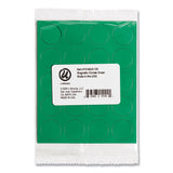 U Brands Heavy-Duty Board Magnets, Circles, Green, 0.75" Diameter, 20/Pack (UBRFM1602) Pack of 20