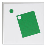 U Brands Heavy-Duty Board Magnets, Circles, Green, 0.75" Diameter, 20/Pack (UBRFM1602) Pack of 20