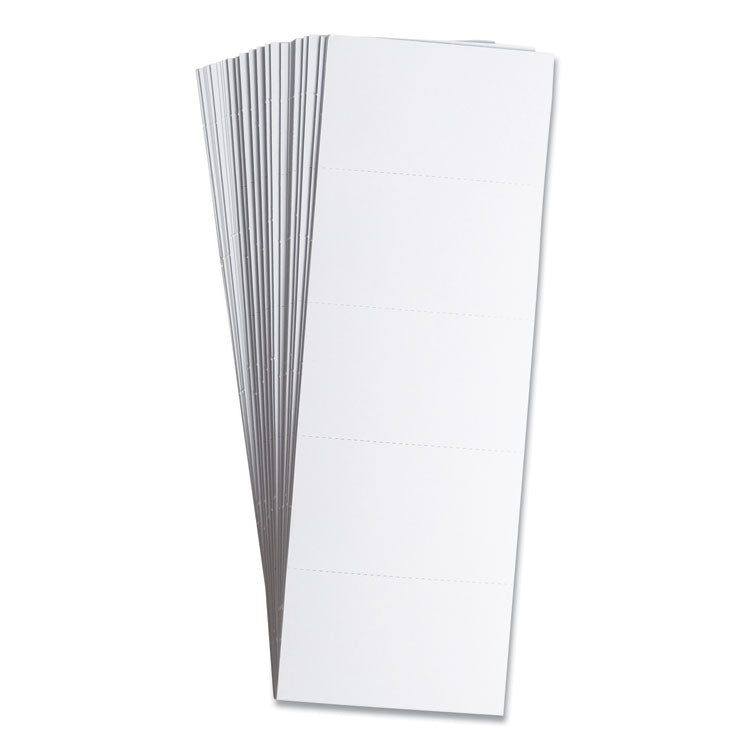 U Brands Data Card Replacement, 3 x 1.75, White, 500/Pack (UBRFM1513) Pack of 500