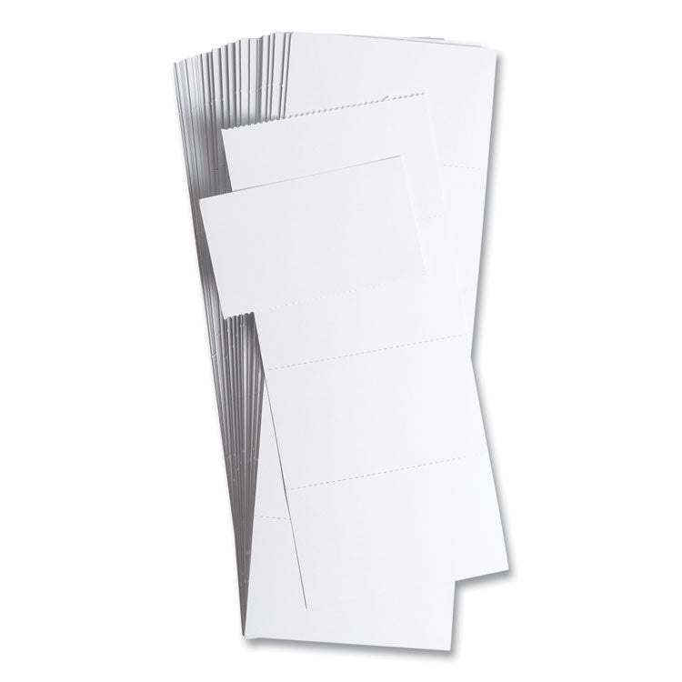 U Brands Data Card Replacement, 3 x 1.75, White, 500/Pack (UBRFM1513) Pack of 500