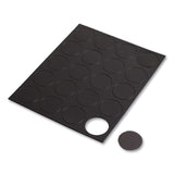 U Brands Heavy-Duty Board Magnets, Circles, Black, 0.75" Diameter, 20/Pack (UBRFM1605) Pack of 20