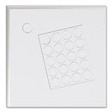 U Brands Heavy-Duty Board Magnets, Circles, White, 0.75" Diameter, 20/Pack (UBRFM1618) Pack of 20