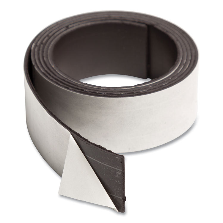 U Brands Magnetic Adhesive Tape Roll, 1" x 4 ft, Black (UBRFM2020) 1 Roll